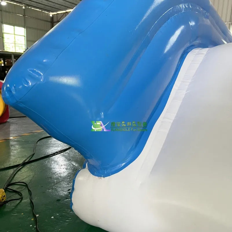 inflatable water yacht slide,inflatable dock slide for boat