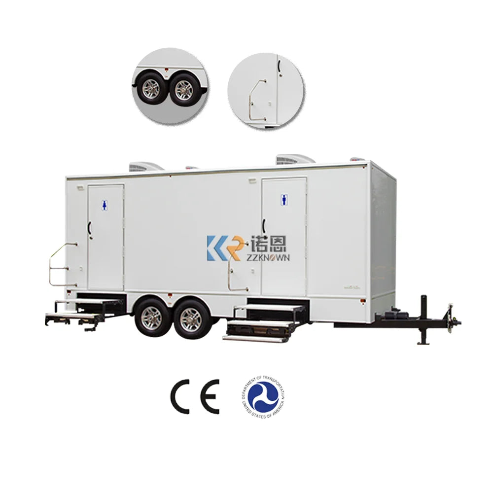 Portable Toilets Cabin Portable Toilets Mobile Plastic Outdoor Portable Toilet Trailer Restroom Trailer