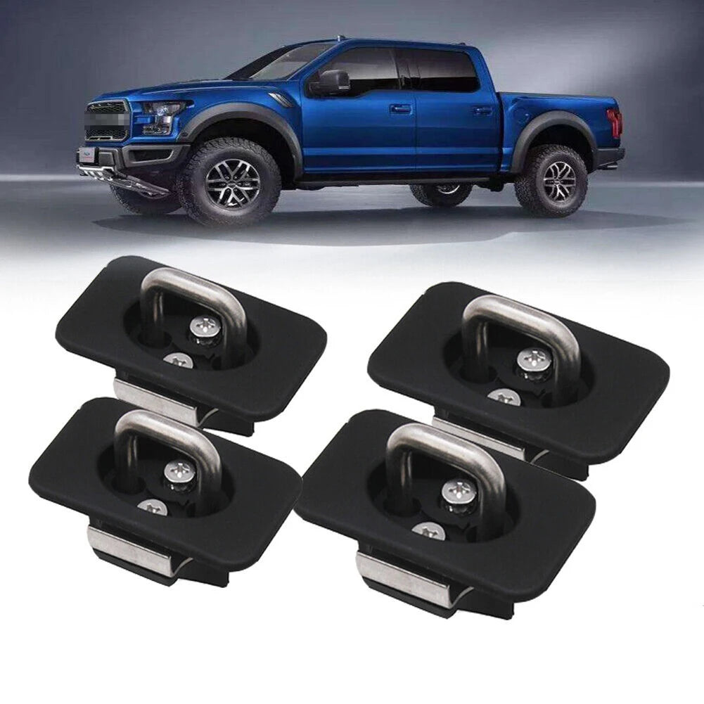 4pcs Car Retractable Trailer Hitch Fastener Tie Down Anchors Compatible For Ford Truck F150/f250/f350 Acesssories