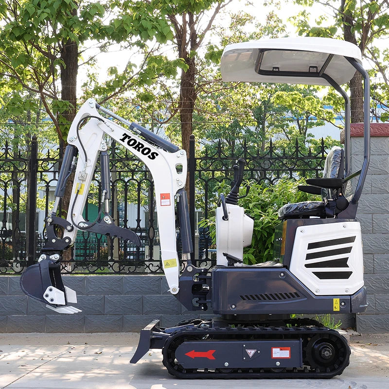 1200kg Multifunctional Mini Excavator Manufacturer Farm Household Hydraulic Crawler Micro Digger Price Compact Bagger