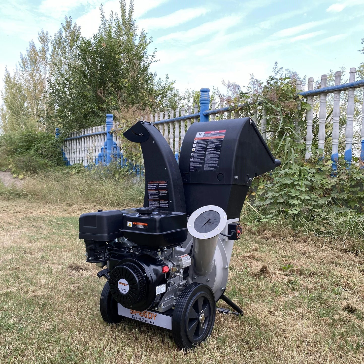 Speedy Wholesale 18HP Forest Stump Woodchipper Gasoline Branch Shredder Holzspalter