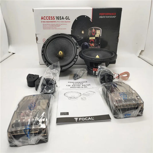 6 Sets Focal Access 165A-GL Car Speaker Max 120W 2Way Separated Kit Performance Component H Quality Made In France