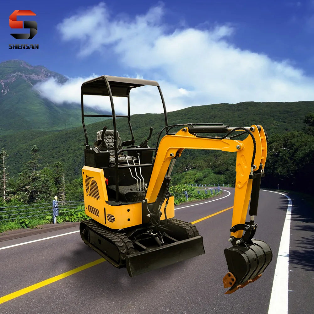 Mini excavator agricultural excavator cheap 15 hydraulic operation optional open environment excavation customized