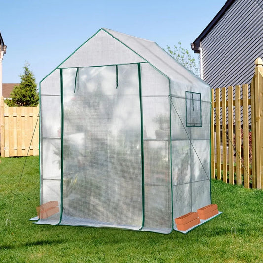 Greenhouse for Outdoor White for Garden Plants That Need to Be Frost Protected and Kept Away From Pests Buildings Supplies Home