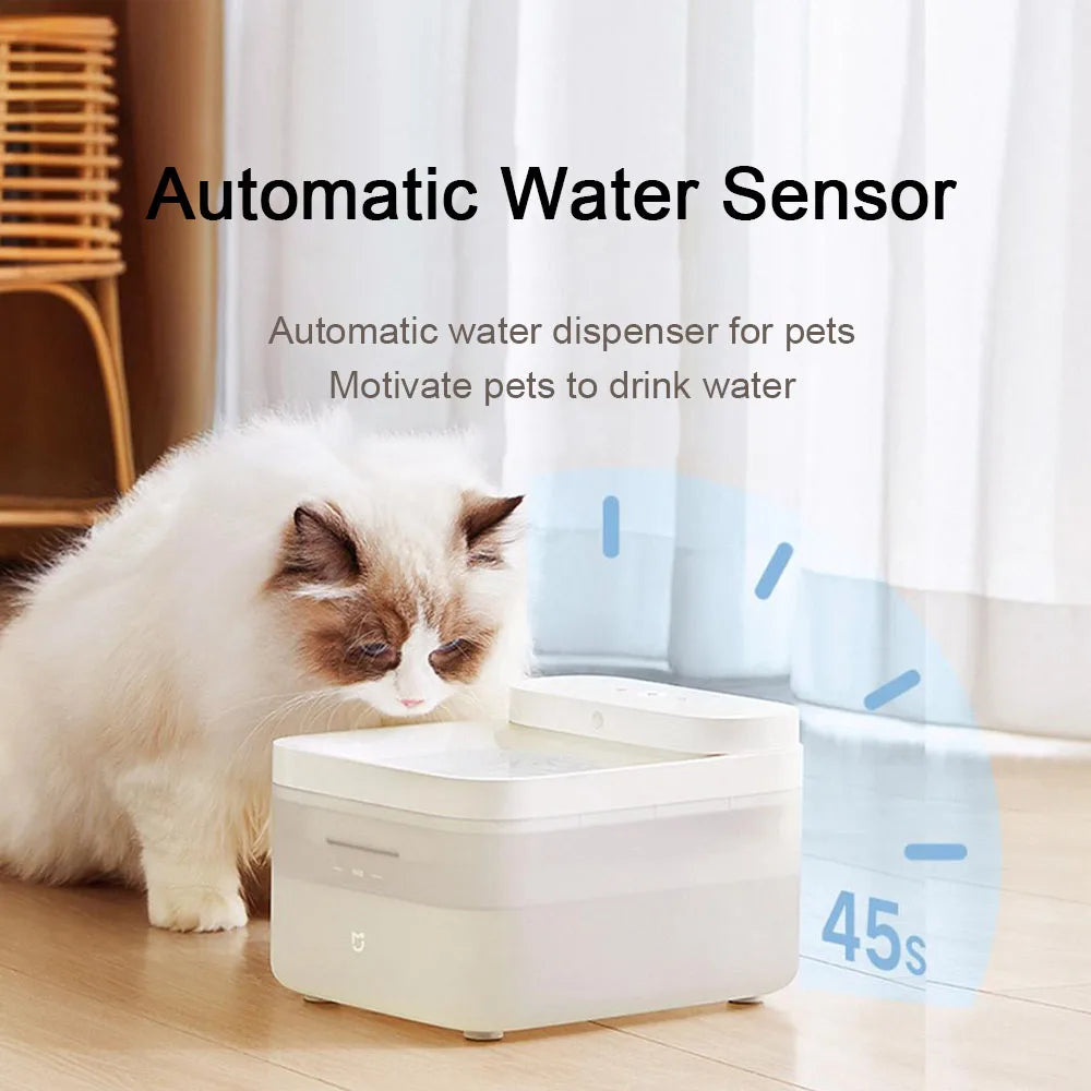 Automatic Wireless Smart Pet Water Dispenser Fountain Dog Cat Automatic Pet Mute Drink Feeder Bowl Filter Accessories for Mijia APP