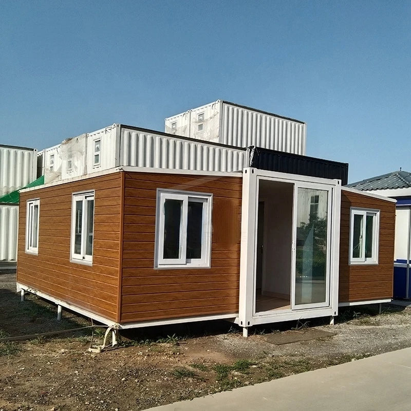 20 40 Ft Luxury Cabine Prefab Camp Metal Modular Homes Prefabricated Portable Expandable Container Houses