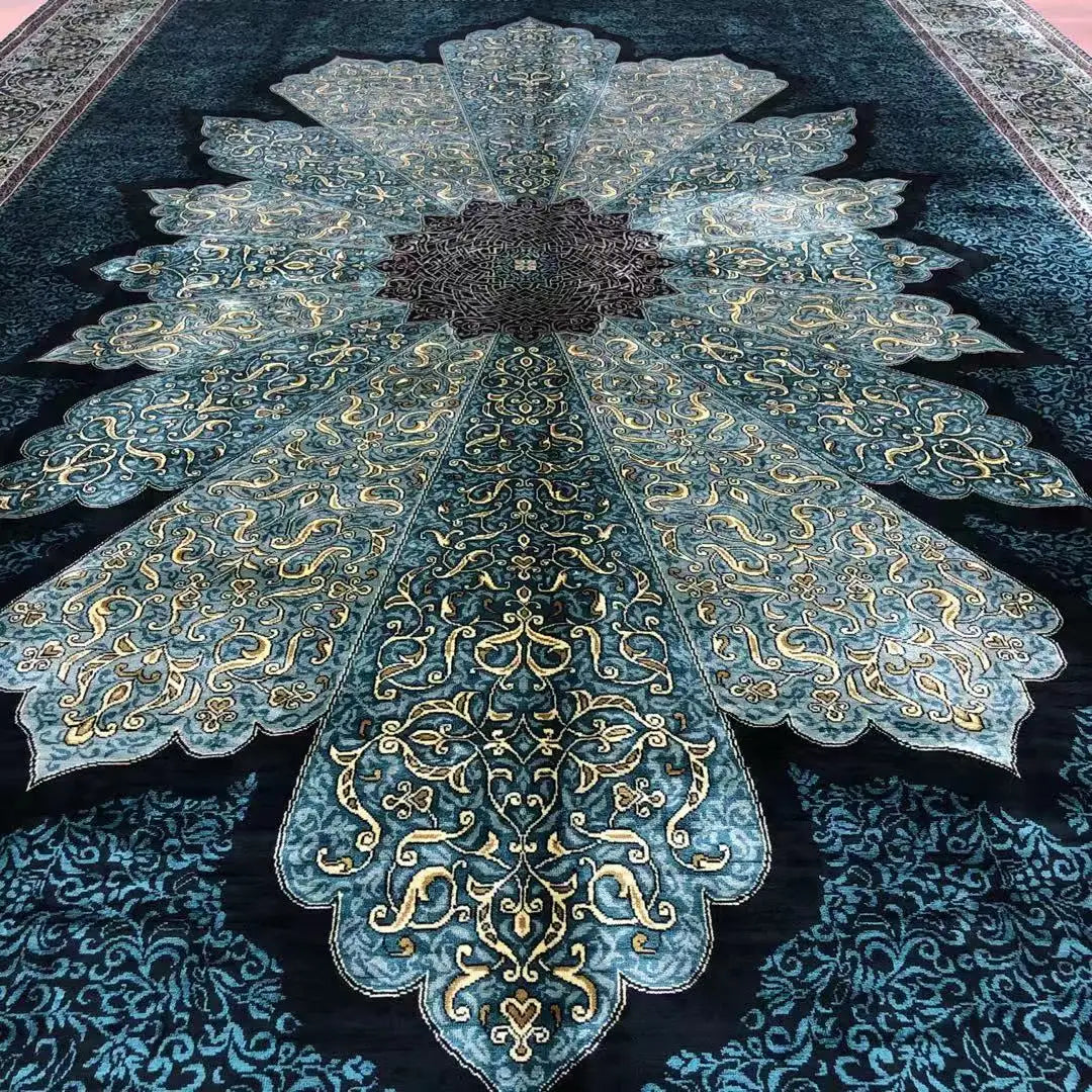 Turkish Rugs Oriental Carpet All Hand Knotted Silk Rug Home Decation Size 8'X11'