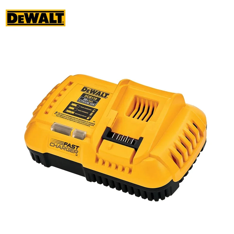 DEWALT DCB118 Fast Charger 18V 20V 60V MAX Charge Rapid Charger For Dewalt 18V 20V 60V Lithium Battery