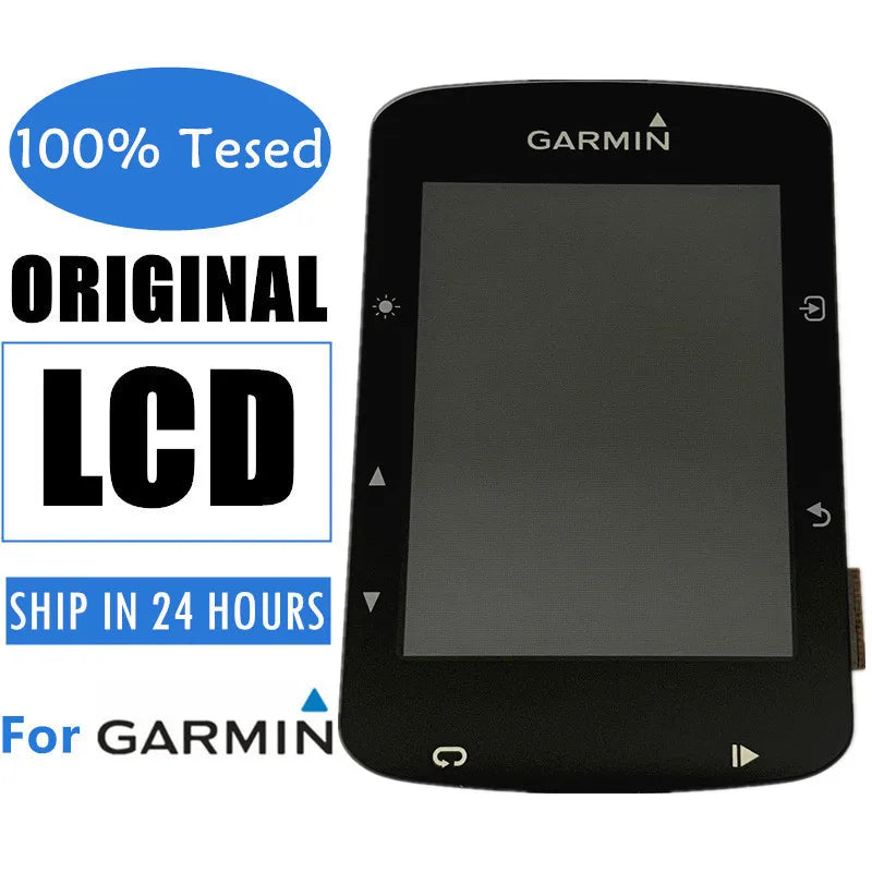 2.4"Inch Complete LCD Screen For GARMIN EDGE 520 520J 520 Plus Bicycle Speed Meter Display Panel TouchScreen Digitizer Repair