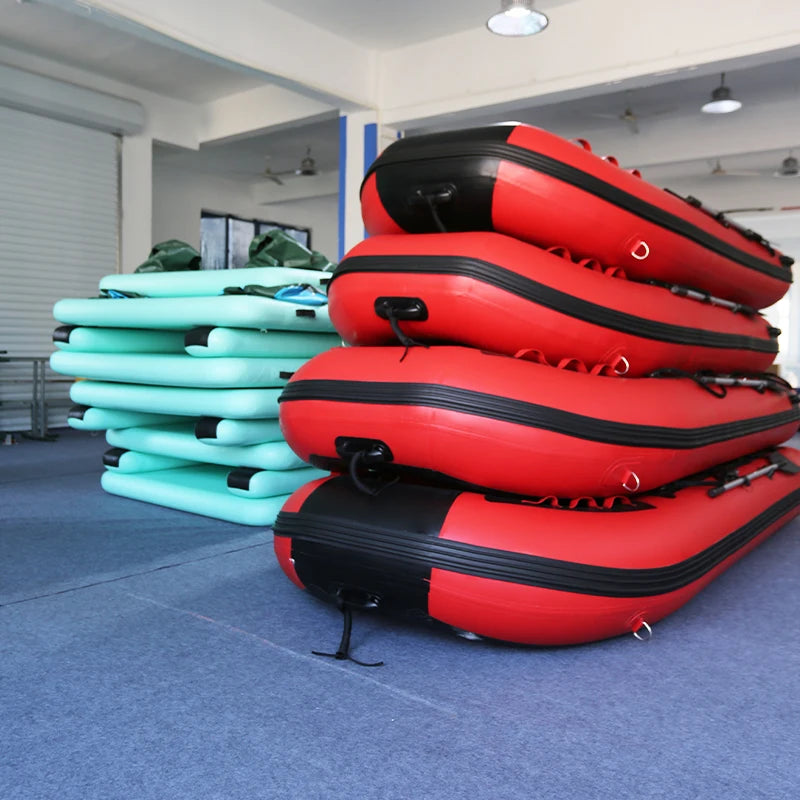 Hot sale rigid hypalon polyester 6m inflatable life boat kayak boat inflatable for water sports 4 persons  from China X