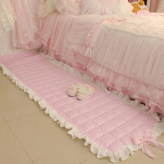 Super Sweet carpet romantic carpets for living room bowknot living room rug bedroom rugs ruffle area rug for bedroom sofa mat