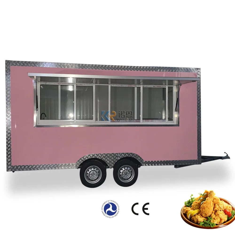 Outdoor Mobile Food Trailer Modern Cart Portable Food Trailer with Full Kitchen Equipments