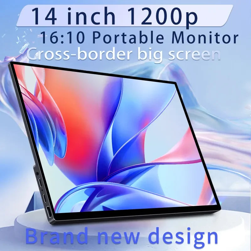 VCHANCE 14 Inch Portable Monitor 1920x1200p FHD Touchscreen HDMI-compatible Travel Display for Laptop Phone Xbox Switch PS4/5