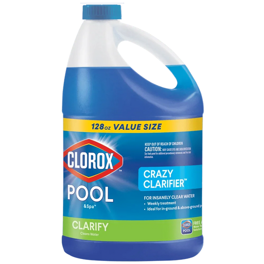 Clorox Pool&Spa Crazy Clarifier Recommended Use for Insanely Clear Pool Water