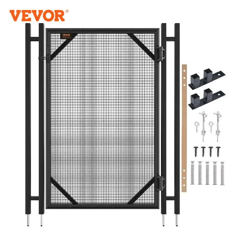 VEVOR Pool Fence Gate 4x2.5 FT Pool Gate for Inground Gate Kit Stainless Steel Latch Removable Child Safety DIY Installation