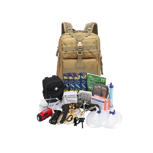 Survival kit outdoor survival disaster prevention tactical survival backpack 72 hours 36 hours prevention