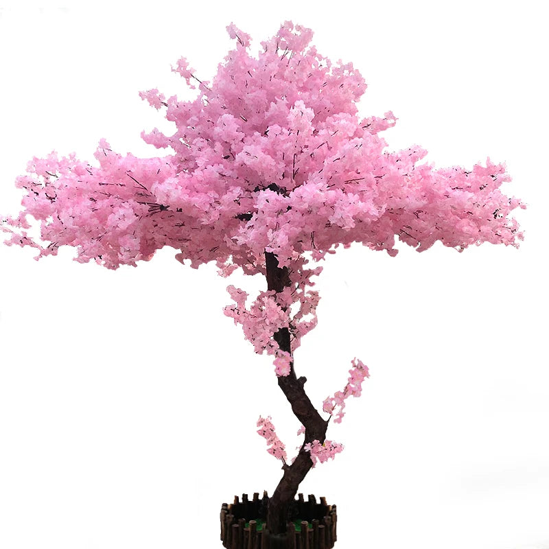 Simulated cherry blossom tree large plant encryption simulation decoration