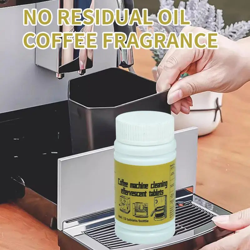 1 Bottle Coffee Machine Cleaning Tablet Effervescent Tablet Descaling Agent Household Machine Cleaning Product Kitchen Accessory