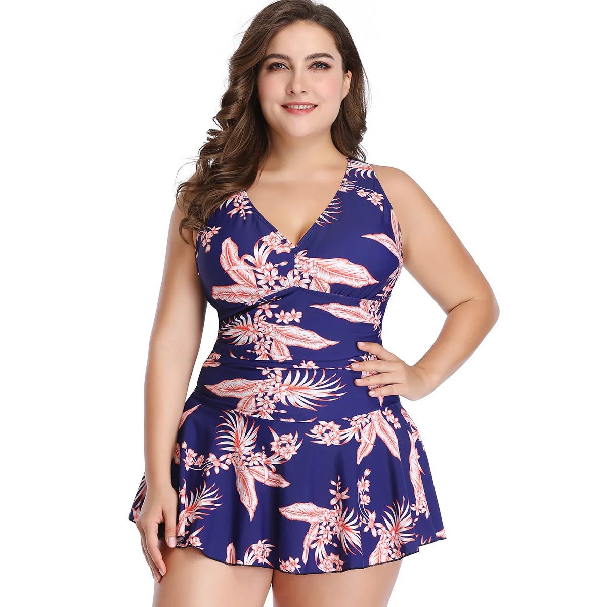 2-Piece Swimsuits for Women, Print Skirt, Split Swimwear,New Swimsuit