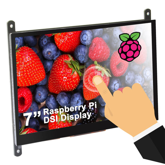 OSOYOO 7 Inch DSI Touch Screen LCD Display Portable Capacitive Touchscreen Monitor 800x480 for Raspberry Pi 4 3 3B+ 2