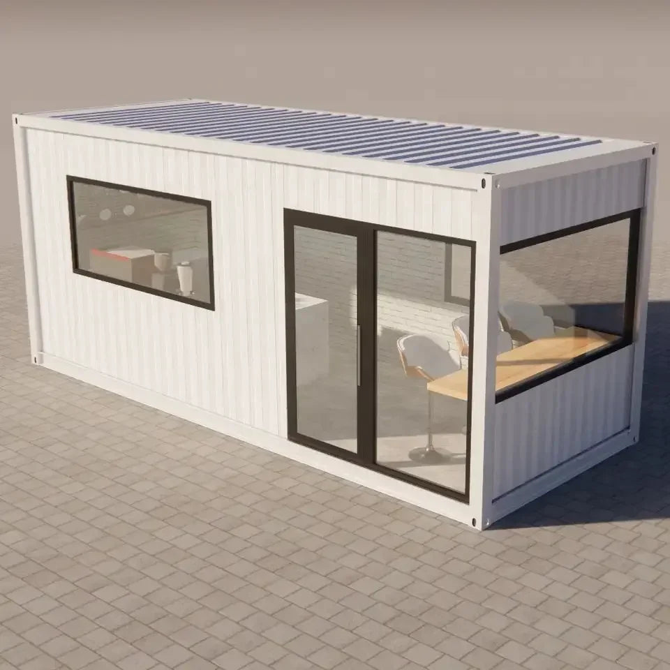 YG Quacent 40Ft Luxury Tiny Wooden Prefab House Contain Living Two Storey Container Prefabricated Home Buildings Cabins Apartm