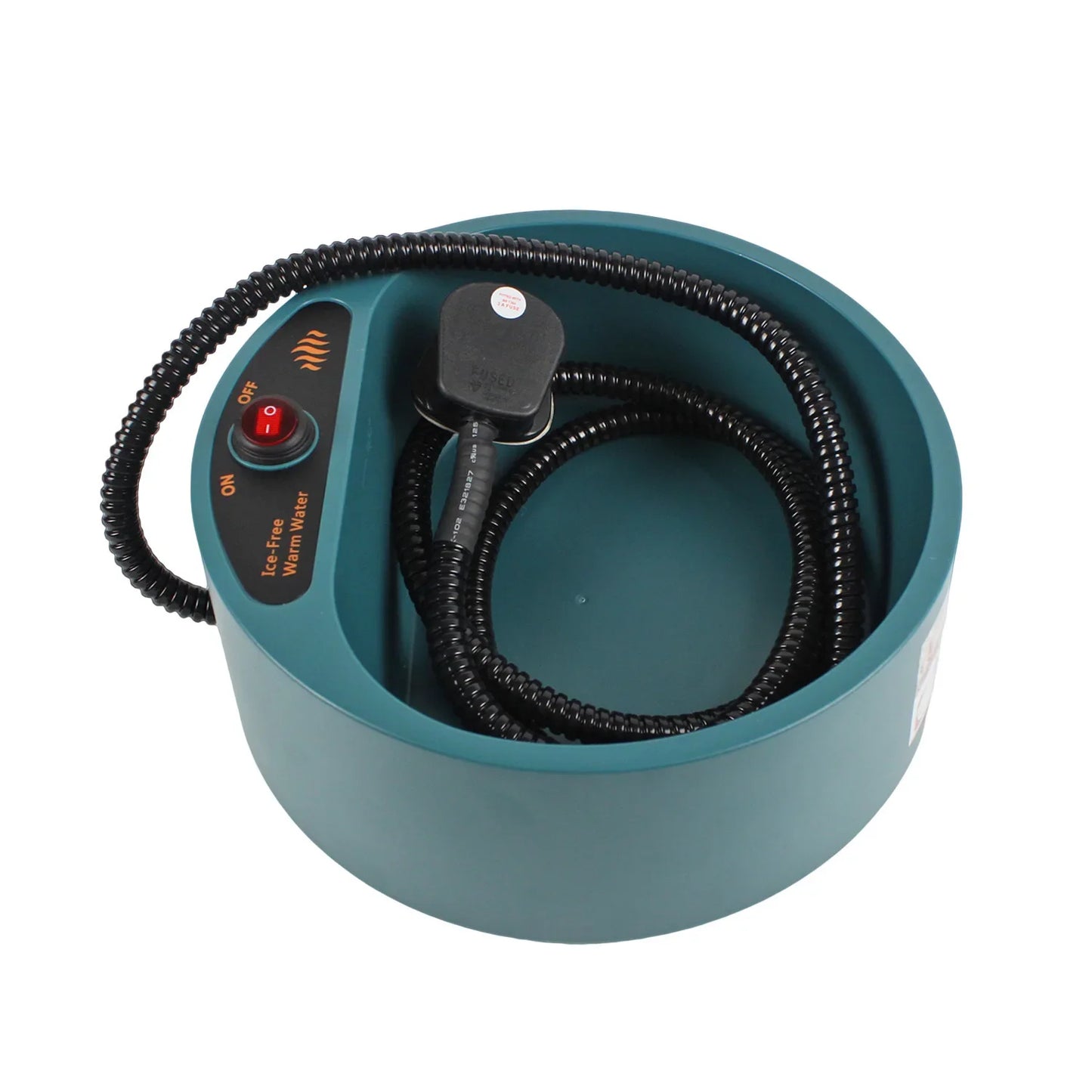 Automatic 2.2L Pet Electric Heating Feeding Feeder Water Bowls Cat Dog Puppy Winter Heated Automatic Constant Temperature Food Container
