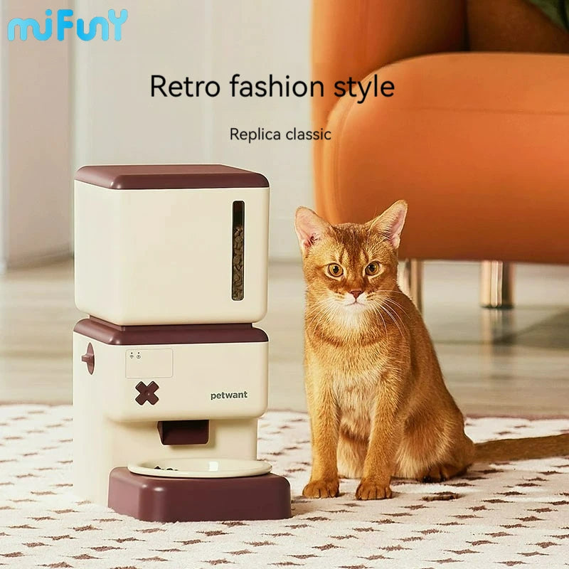 Automatic Pet Feeder Water Dispenser Cat Dog Food Dispenser App Smart Remote Control Regular Meal Cats Bowl Pet Products