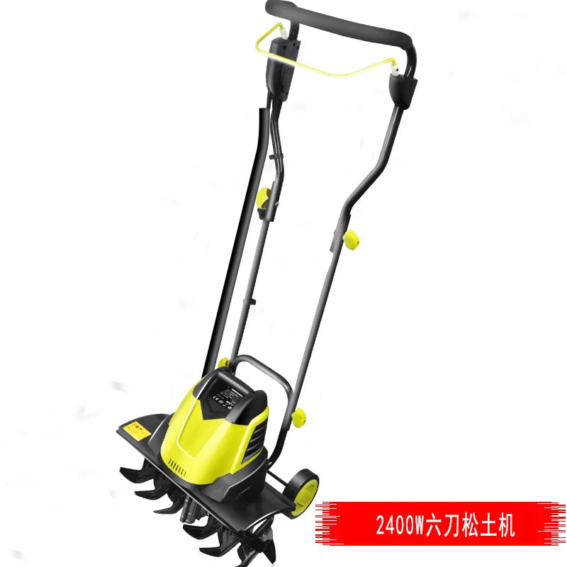 Electric Ground-Turning and Soil-Loosening Artifact Mini-Tiller Small Soil Preparation Machine Household