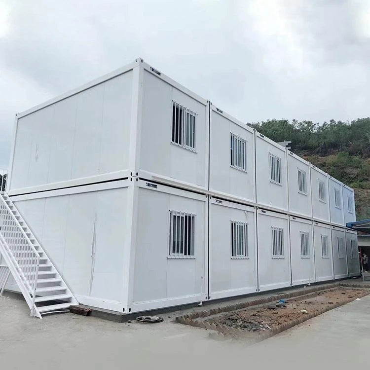 1Prefabricated  2 Story Prefab Container and20FT 40FT Prefab Metal Container House Housing