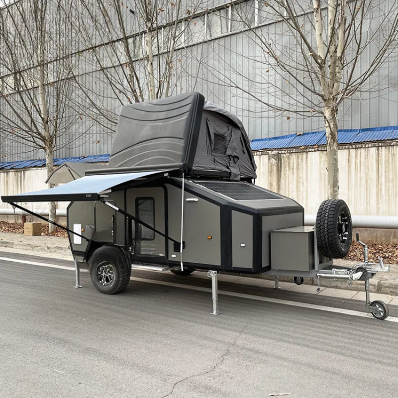 hybrid camping off road campers small rv caravan mobile travel trailer tiny camper trailers standards