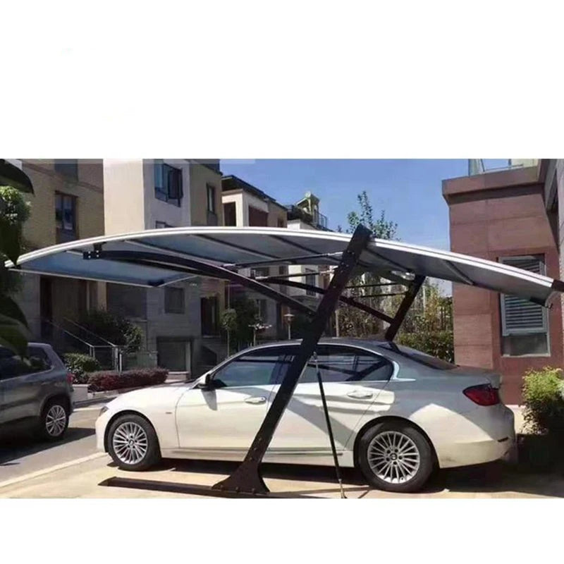 professional single & double car parking shade/modern design waterproof sun shade carport