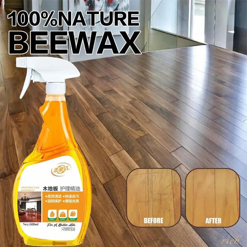 Beeswax Wood Cleaner Spray Furniture Polish Bees Wax Floor Seasoning All-Purpose Natural Effective Beeswax Cleaning Spray For