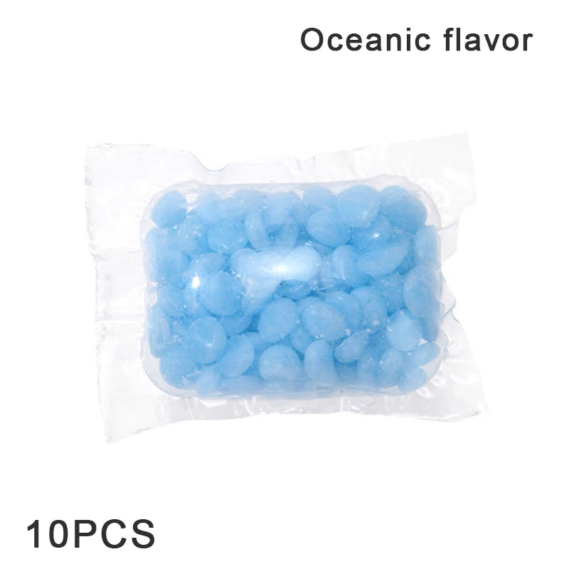 10pcs Laundry Fragrance Beads Granule Water Soluble Softener Pods Laundry Scent Booster Aroma Boosting Clothes Aromatherapy