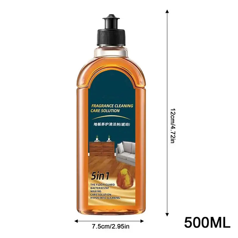 Hardwood Floor Cleaner 500ml All-Purpose Wall Wood Floor Cleaner Gentle Rejuvenates Floor Cleaner For Tile Floors Wooden