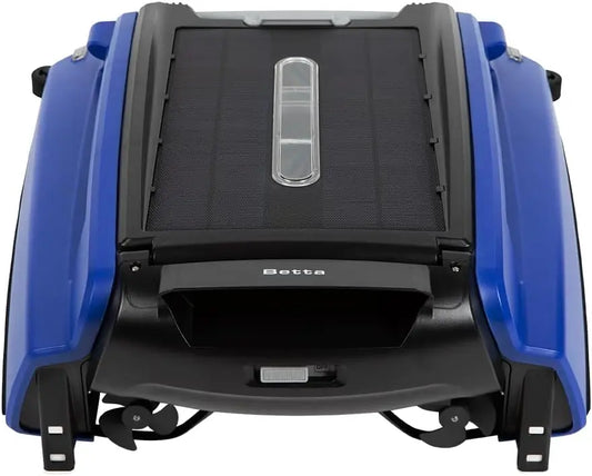 Betta SE Solar Powered Automatic Robotic Pool Skimmer Cleaner with 30-Hour Continuous Cleaning Battery Power