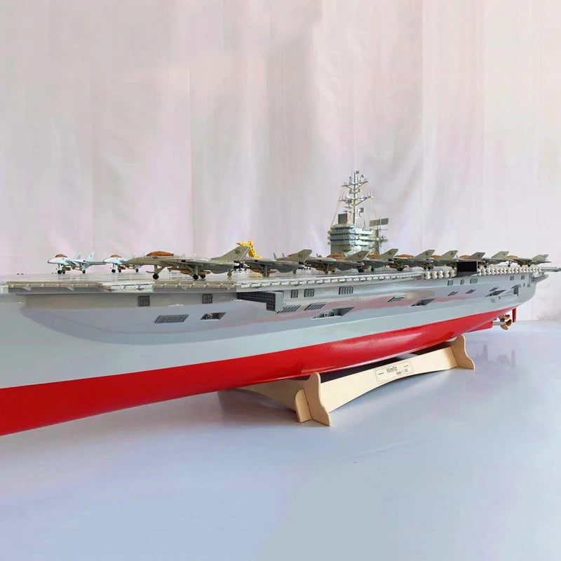 1/200 Super Large Aircraft Carrier Model USS Nimitz 1.72 Meters Long Aircraft Carrier Remote Control Ship Model Finished Product