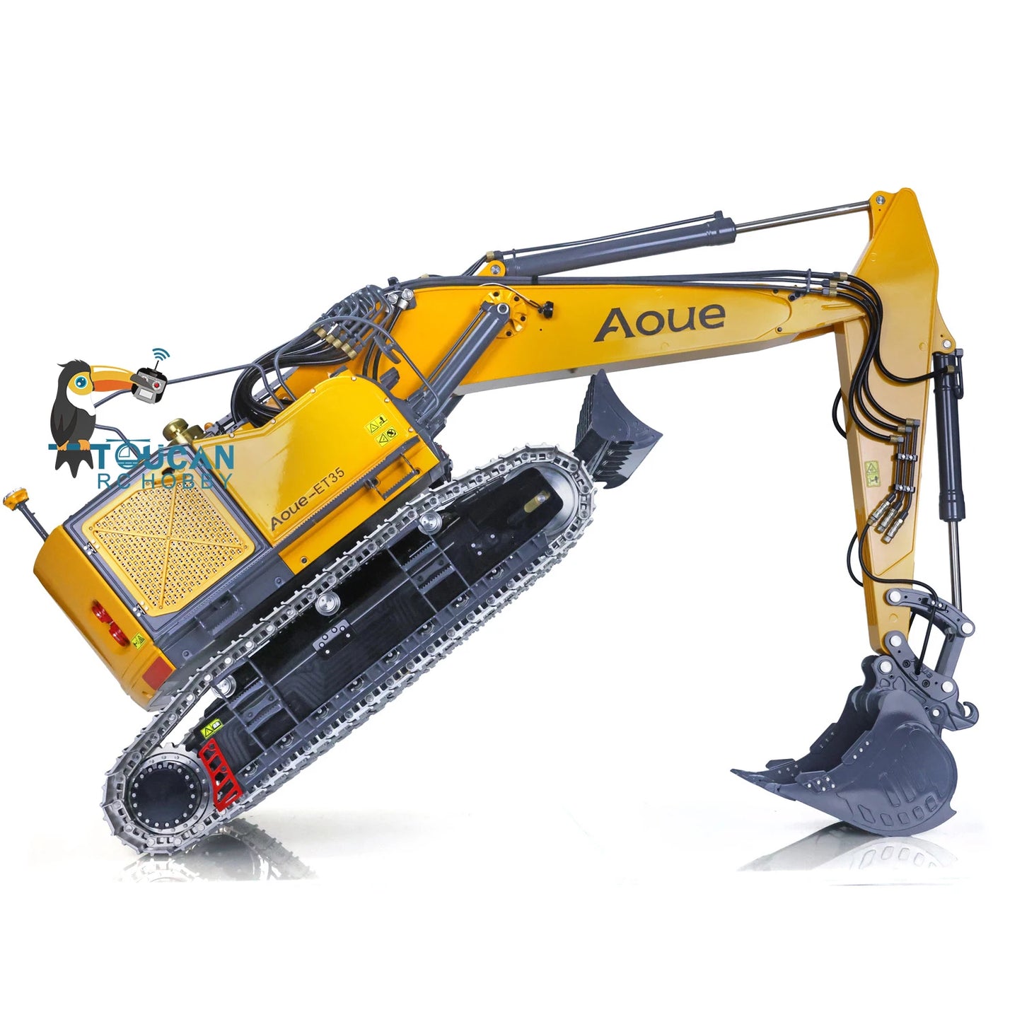 Ready to Run  LESU 1/14 Aoue ET35 Hydraulic RC Excavator Remote Control Digger Truck Cars Model Toys Sound System THZH1296-SMT3