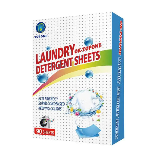 Laundry Detergent Sheets Laundry Sheets Eco-Friendly Detergent Laundry Soap Long Lasting Scent Liquid Less Stain Remover Washing