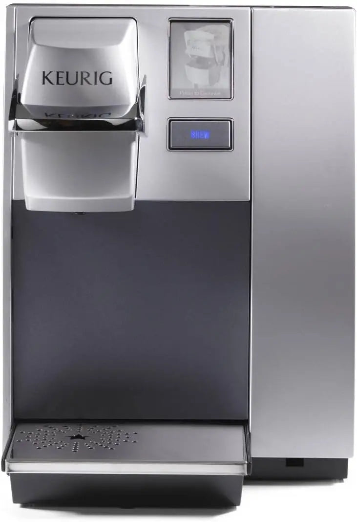 Keurig K155 Office Pro Single Cup Commercial K-Cup Pod Coffee Maker, Silver & K-Mini Plus Single Serve K-Cup Pod Coffee Maker,