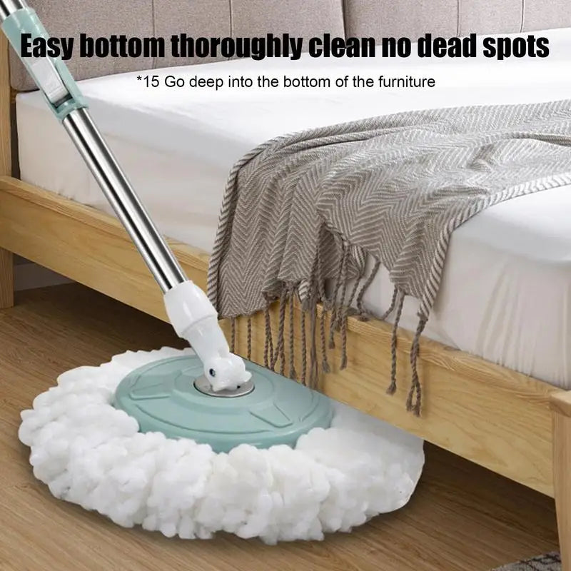 Spin Mop And Bucket Set Rotatable Automatic Dewatering Broom Mop  Floor Cleaning Tools  Household Kitchen Livinmg Room Clean Mop