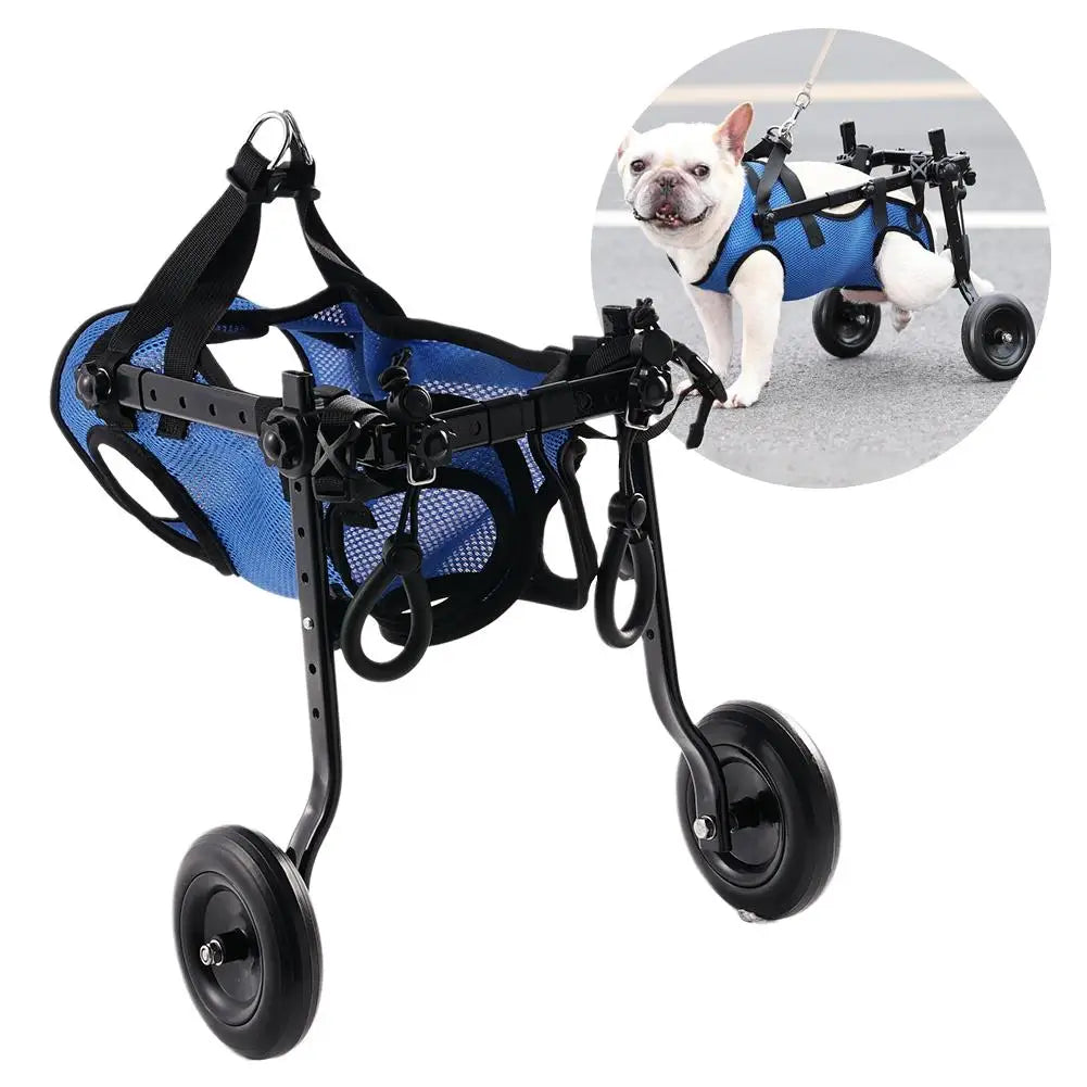 Wheelchair Adjustable Hind Limb Hind Leg Disabled Pet Cat Dog Walk Pet Rehabilitation Aid Light Legs Trolley Mobility Tools I3D5
