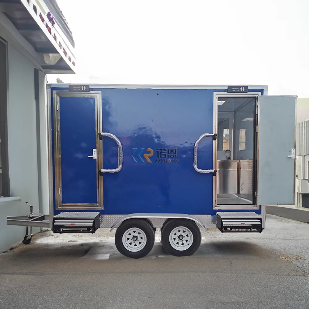 Mobile Living Container House  With Shower Emergency Structure Home Prefab Modular Trailer On Wheels