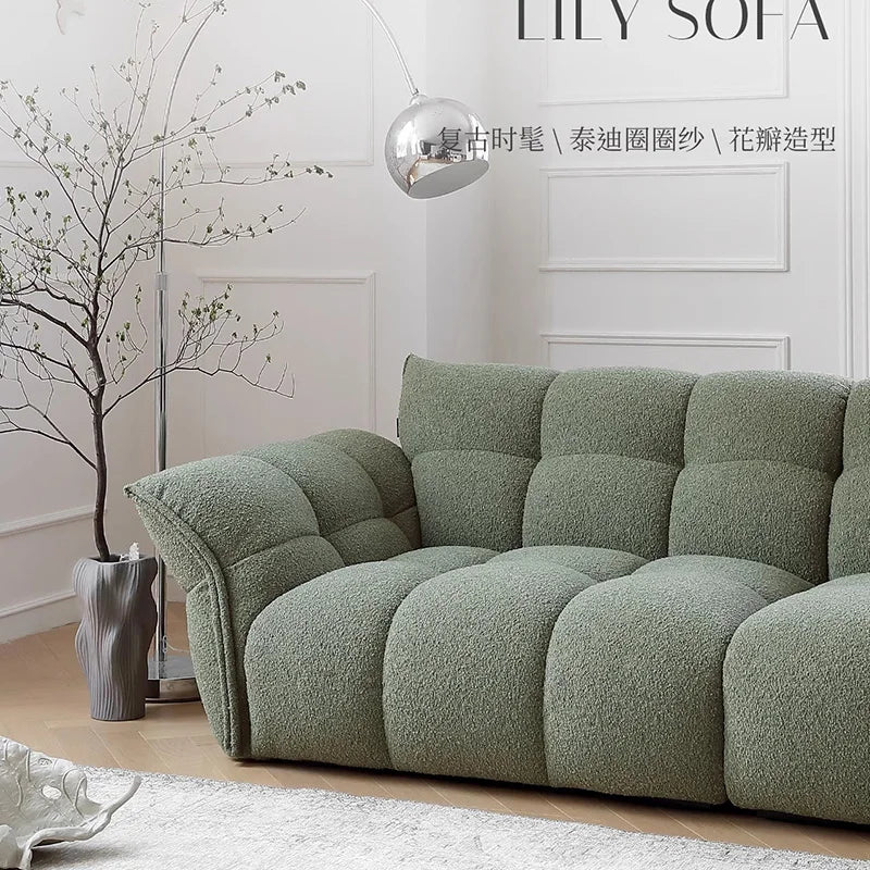 Design Green Living Room Sofas Modern Nordic Minimalist Lazy Living Room Sofas Luxury Sectional Fauteuil Salon Home Furniture