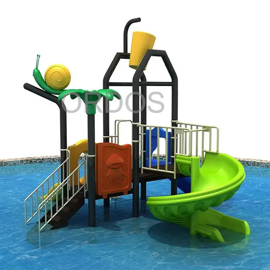 Water Park Equipment Playground Children Plastic Water Slide Swimming Pool Slide
