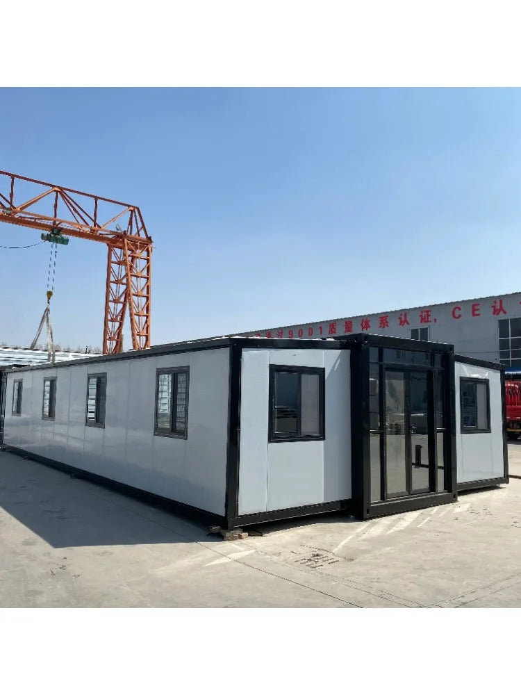 YG Quacent 40Ft Luxury Tiny Wooden Prefab House Contain Living Two Storey Container Prefabricated Home Buildings Cabins Apartm