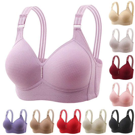 New In Women'S Underwear Push Up Tops Bra For Women Comfortable Sensual Adjustable  Lingerie Thin Style No Steel Ring Underwear