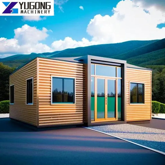 YG Quacent 40Ft Luxury Tiny Wooden Prefab House Contain Living Two Storey Container Prefabricated Home Buildings Cabins Apartm