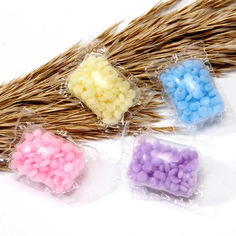 10pcs Laundry Fragrance Beads Granule Water Soluble Softener Pods Laundry Scent Booster Aroma Boosting Clothes Aromatherapy