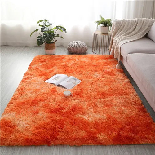 Black Area Rugs for Bedroom Plush Furry Shag Rug Indoor Modern Plush Area Rugs for Living Room Home Decor Floor Carpet Shag Rugs