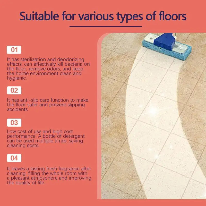 100ml Floor Cleaning Agent Floor Tile Porcelain Cleaning All-Purpose Hardwood Floor Cleaner Porcelain Household Cleaning tool